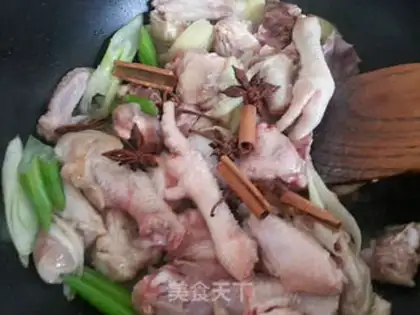 Make Chestnut is burning chicken step 4