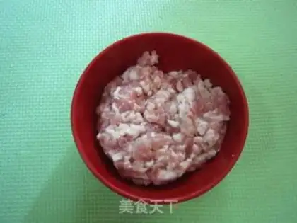 Make Salted egg meatloaf step 1