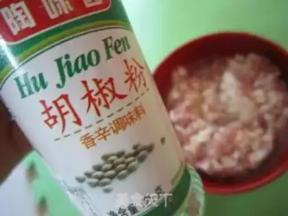 Make Salted egg meatloaf step 3