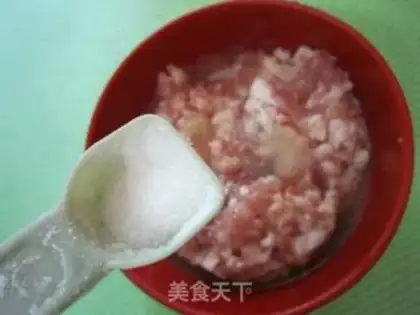 Make Salted egg meatloaf step 4