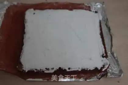 Make Red velvet cake rolls step 7