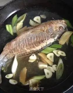Make Red-burned yellow fish step 7