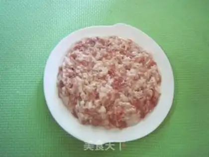 Make Salted egg meatloaf step 7