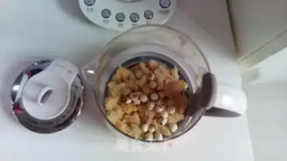 Make The silver ear of the pomegranate step 1