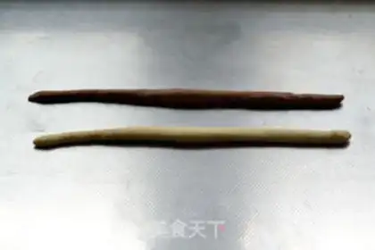 Make Double-coloured braid bread step 8