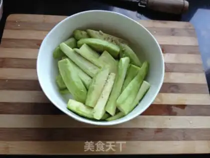 Make Fish, pork and eggplant step 3