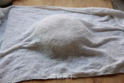 Make Sesame bean bread step 2