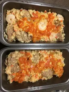 Make Shrimp sausage cheese step 14