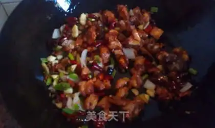 Make Spicy chicken step 8