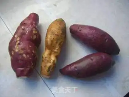 Make Three-colour potato mashed cake step 1