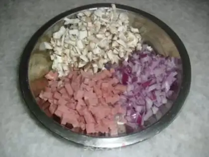 Make Mushroom bread step 1
