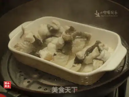 Make Steamed plaster fish step 6