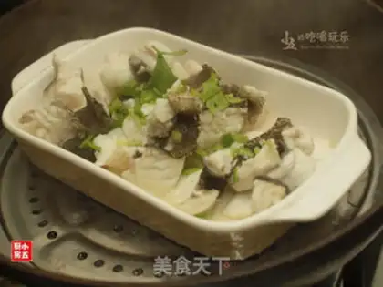 Make Steamed plaster fish step 7