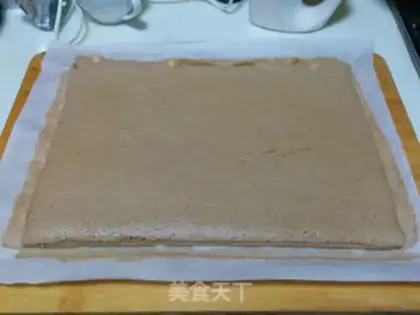 Make Cake rolls with giraffes step 20