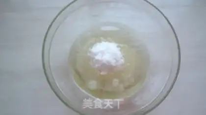 Make Sesame peaches step 0
