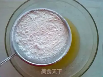 Make Sesame peaches step 2