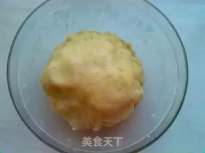 Make Sesame peaches step 3