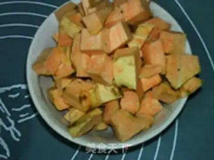 Make Potato mountain porridge step 1
