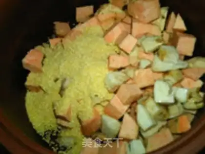 Make Potato mountain porridge step 3