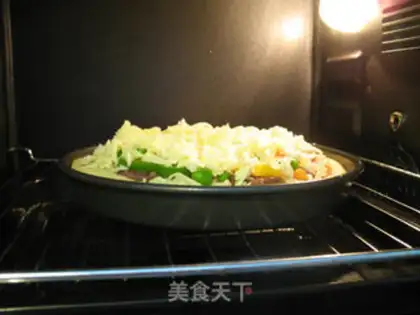 Make Black pepper beef pizza step 15
