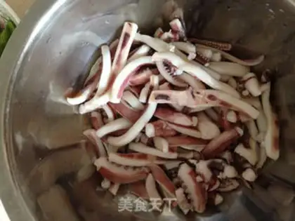 Make Pepper squid step 3