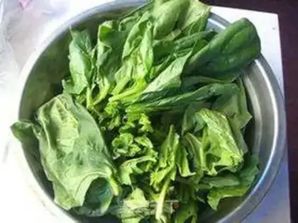 Make Bacon spicy spinach cake step 8