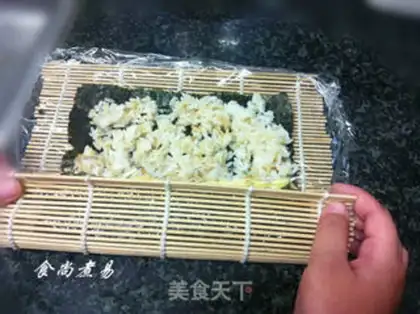 Make Simple sushi rolls step 8