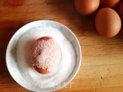 Make Salted eggs step 2