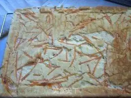 Make Carrot cake roll step 20