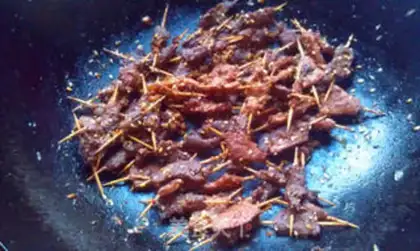 Make Toothpick beef step 9