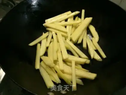 Make Cheese fries step 1