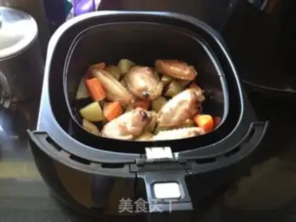 Make Fried potato horn wings step 5