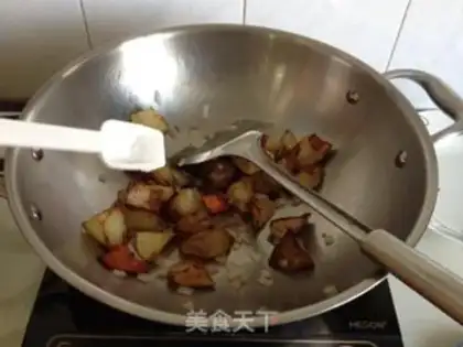 Make Fried potato horn wings step 7