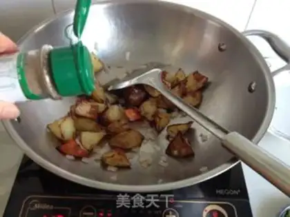 Make Fried potato horn wings step 8