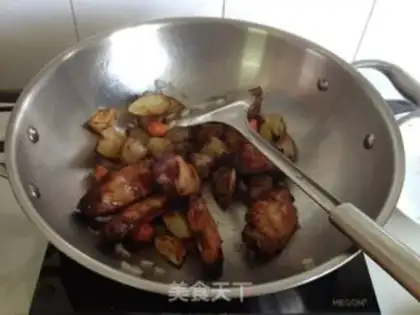 Make Fried potato horn wings step 9