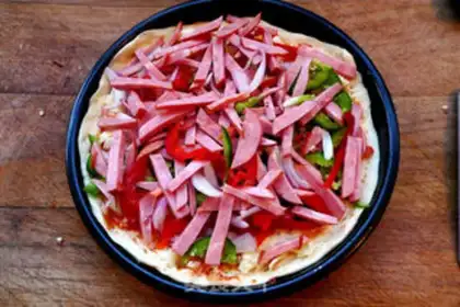 Make Bacon pizza step 10
