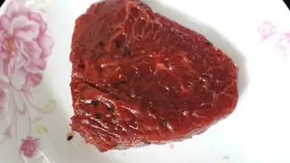 Make Black pepper steak step 0