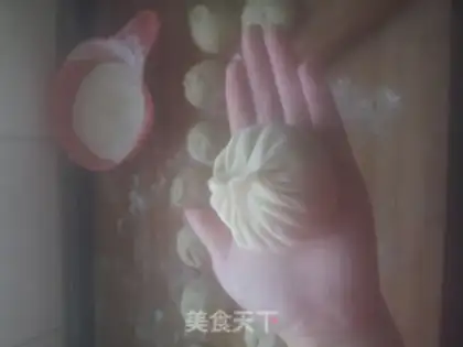 Make Spicy pork buns step 6