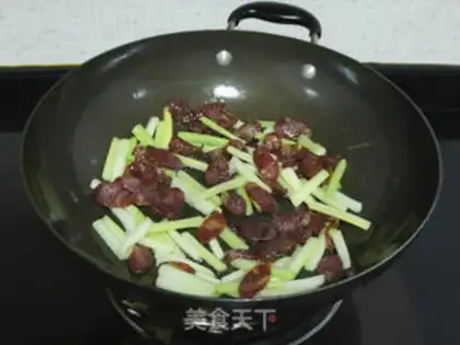 Make Fry celery step 6