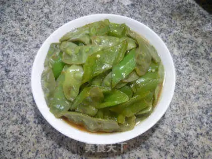 Make Green pepper with lentils step 11
