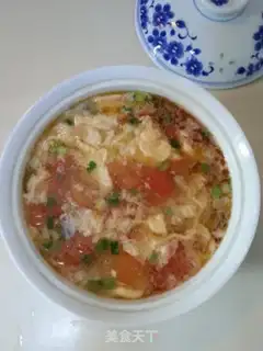 Make Tomato egg soup step 5