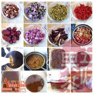Make Five-smelt fruit tea step 15