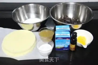 Make Chocolate mousse cake step 0