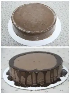 Make Chocolate mousse cake step 12