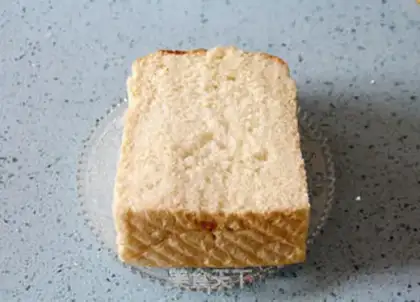 Make Diamond banana toast box step 1