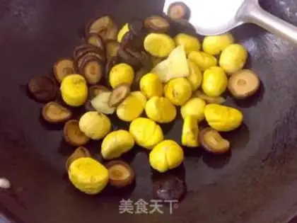 Make Chestnuts make mushrooms step 1