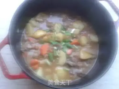 Make Curry beef step 8
