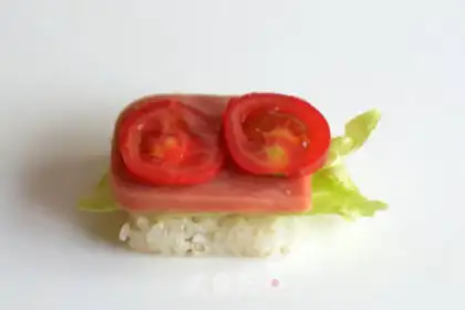 Make Rice sandwich step 2