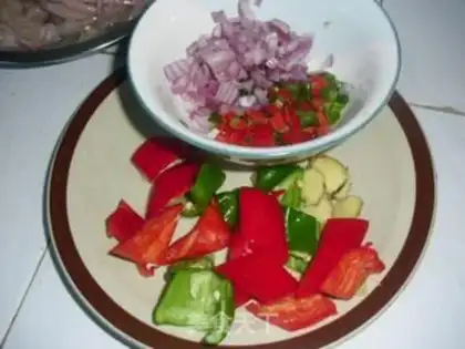 Make Spicy squid step 2