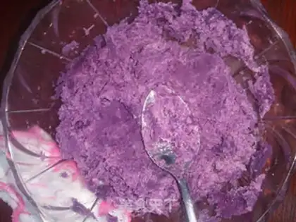 Make Potato turquoise step 1